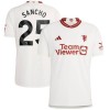 Virallinen pelipaita Manchester United Sancho 25 Kolmas 2023-24 Lyhythihainen - Miesten